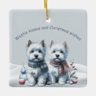 Persoonlijke Westies Kerst Ornament