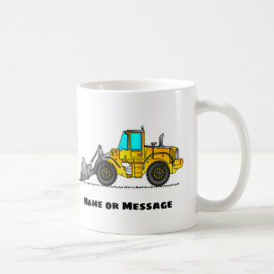 Persoonlijke Wheel Loader Mok, Loader Operator Cad Koffiemok