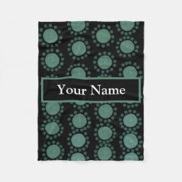 Persoonlijke Whimsical Polka Dots Fleece Deken