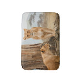 Persoonlijke wildedierenleien badmat (Voorkant Verticaal)