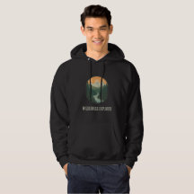 Persoonlijke Wilderness Explorer Retro Berg Hoodie