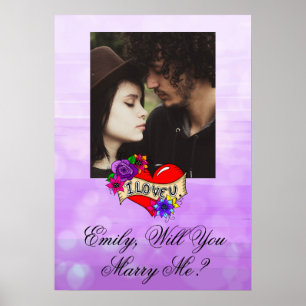 Persoonlijke Will  Wil je met me trouwen   Poster