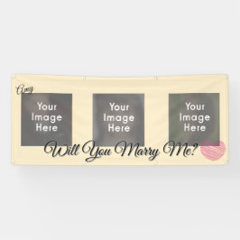 Persoonlijke Will You Mary Me? Spandoek