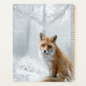 Persoonlijke Winter Bos Vos Planner (Achterkant)