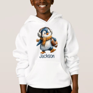 Persoonlijke Winter Pinguïn Voetbal Kind