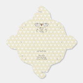 Persoonlijke Witte Doves Wedding Favor Box Bedankdoosjes (Uitgevouwen)