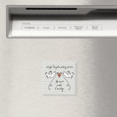 Persoonlijke Witte Doves Wedding Magnet Favor Magneet (Insitu (Vaatwasser))