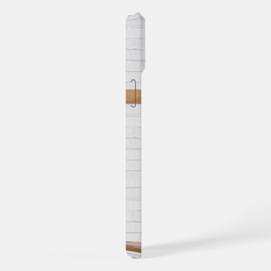 Persoonlijke Witte en Blauwe Basketball Jersey iPhone Hoesje (Rechterkant)