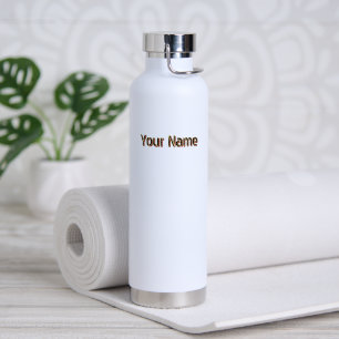Persoonlijke witte kleur met moderne aanpassing waterfles