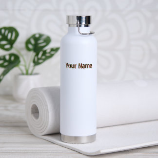 Persoonlijke witte kleur met moderne aanpassing waterfles