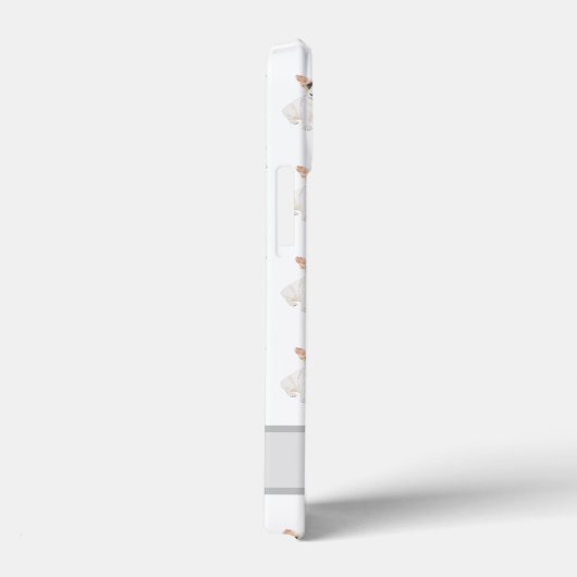 Persoonlijke witte puntige frenchie Dog Case-Mate iPhone Case (Achterkant / Rechts)