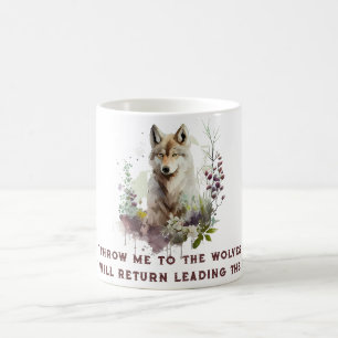 Persoonlijke Wolf Quote Koffiemok