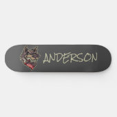 Persoonlijke Wolf Skateboard (Horizontaal)