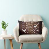 Persoonlijke Woodland Baby Boy Nursery Decor Barn Kussen (Stoel)
