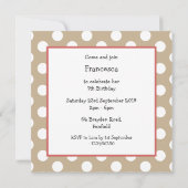 Persoonlijke worst Dog Dachshund Birthday Uitnodig (Achterkant)