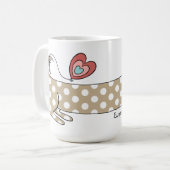 Persoonlijke worst Dog Dachshund-Mok Koffiemok (Voorkant links)