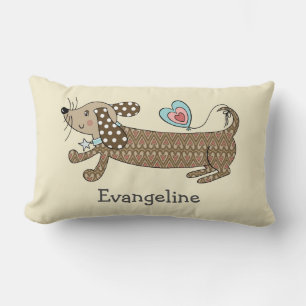 Persoonlijke worst Dog Dachshund Throw Cushion Kussen