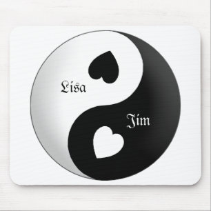 Persoonlijke Yin Yang Love Muismat