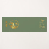 Persoonlijke YOGA-instructeur, Wees gewoon SAGE GR Yogamat (Voorkant (horizontaal))