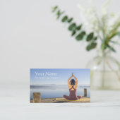 Persoonlijke Yoga-leraar Visitekaartje (Staand voorkant)