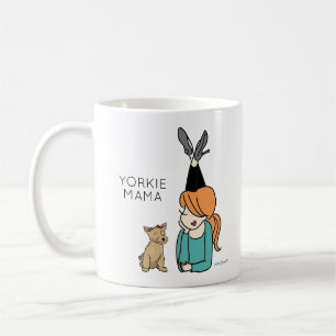 Persoonlijke Yorkie Mama Coffee-Mok Koffiemok