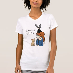 Persoonlijke Yorkie Mama T-Shirt