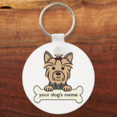 Persoonlijke Yorkie Sleutelhanger (Voorkant)