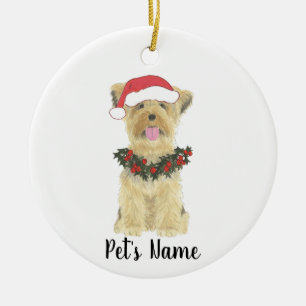Persoonlijke Yorkshire Terrier Keramisch Ornament