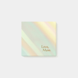 Persoonlijke zachte pastelkleuren post-it® notes