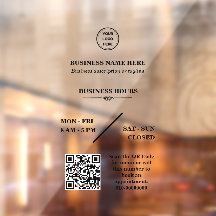 Persoonlijke Zakelijke Logo Winkel Openingstijden
