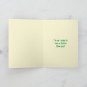 Persoonlijke Zalige Vaderdagkaart Kaart (Binnen)