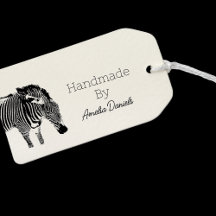 Persoonlijke Zebra Handgemaakt Door