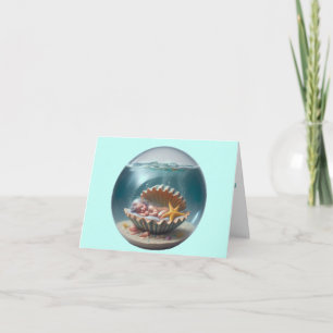 Persoonlijke Zeemeermin Baby Welkom Kaart