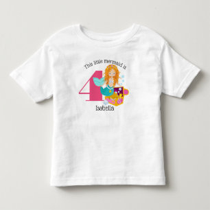 Persoonlijke Zeemeermin Verjaardag Kinder Shirts