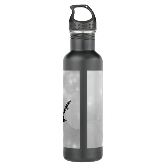 Persoonlijke Zilveren Inkpot Matriarch Waterfles (Achterkant)