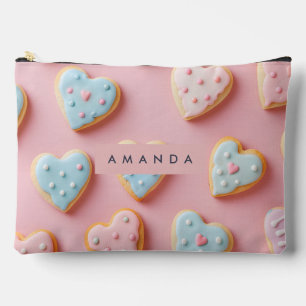 Persoonlijke Zoete Pastelkleurige Hart Koekje Etui