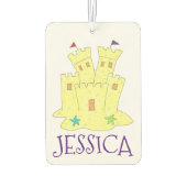 Persoonlijke Zomkasteel Zand Castle Beach Luchtverfrisser (Achterkant)