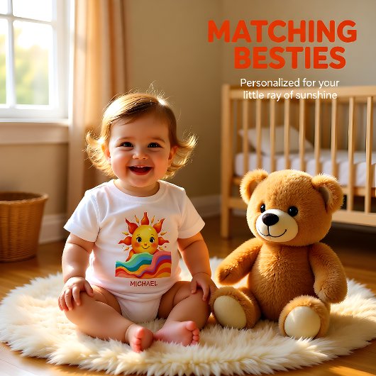 Persoonlijke Zonnige Regenboog Baby 