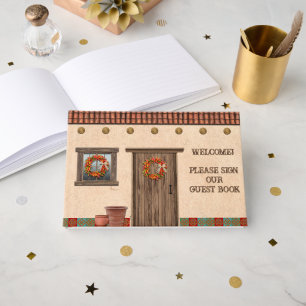 Persoonlijke Zuidwest Adobe Hacienda Gastenboek