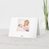 Persoonlijke zuster Support en Hartelijk dank Kaart (Achterkant)