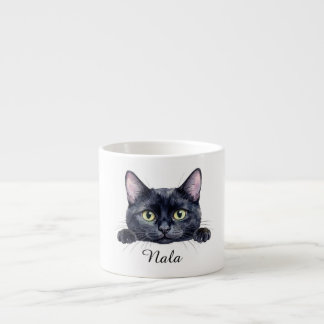 Persoonlijke Zwarte Kat Mok | Op Maat Gemaakte Kof