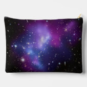 Persoonlijke zwarte Paarse galaxy Celestial foto Etui (Achterkant)