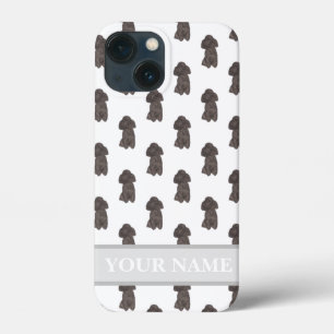 Persoonlijke zwarte porseleinkast iPhone 13 mini hoesje