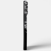 Persoonlijke zwarte zilver Glitter Sparkle Name Case-Mate iPhone Case (Achterkant / Rechts)