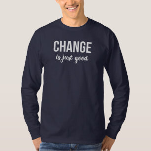 Persoonlijkheidsontwikkeling inspirerend tekstbood t-shirt