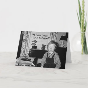 Persoons Radio Boy Graduation Party Kaart