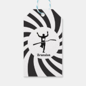 Persoonsnaam marathon Runner Track Cross Country R Cadeaulabel (Achterkant)