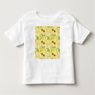 Perspatrooster met zonnebrillen en zonnezonnebrand kinder shirts
