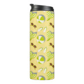 Perspatrooster met zonnebrillen en zonnezonnepanel thermosbeker (Geroteerd rechts)