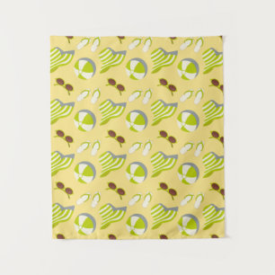 Perspatrooster met zonnebrillen en zonnezonnepanel wandkleed
